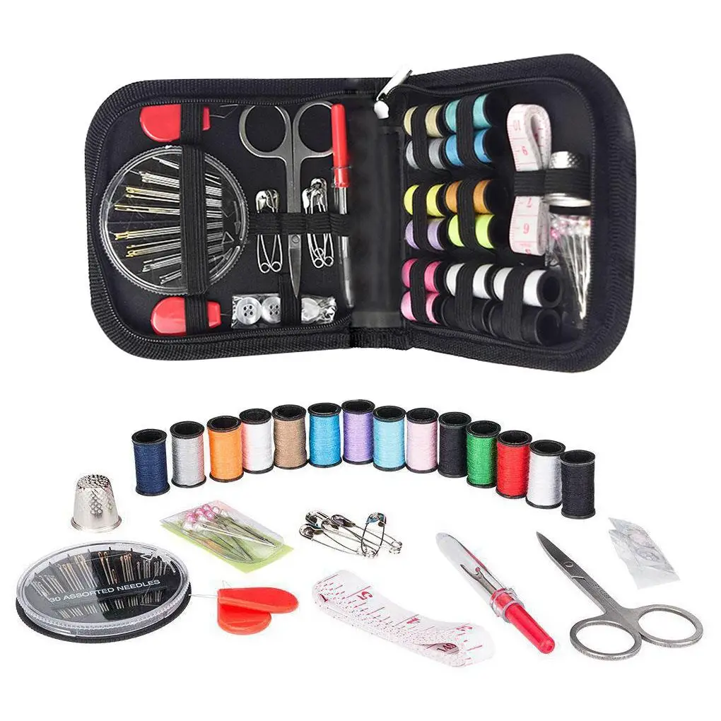 

NEW Portable Travel Sewing Box Kitting Needles Tools Quilting Thread Stitching Embroidery Craft Sewing Kits Home Organizer
