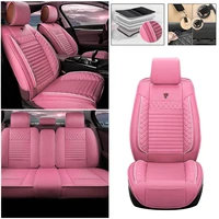 Leather Car Seat Covers For Chevy Cobalt Cruze Cruze Limitd Equinox HHR Impala Impala Limitd Full Set Car Interior Accessories