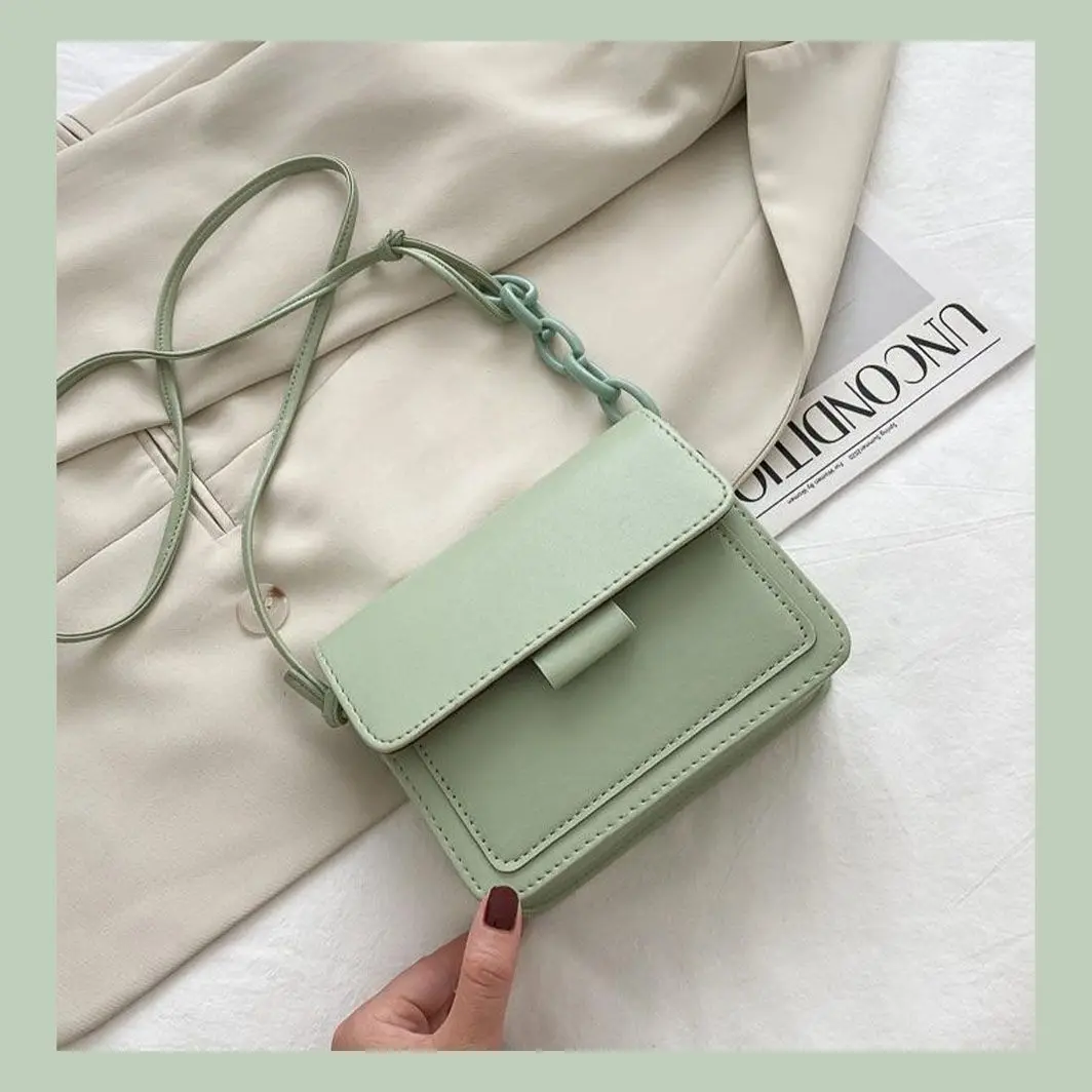 Summer Travel Bag Fashion Brand Women Small Crossbody Bag Lightweight PU Leather Messenger Bag Flap Handbag Purse