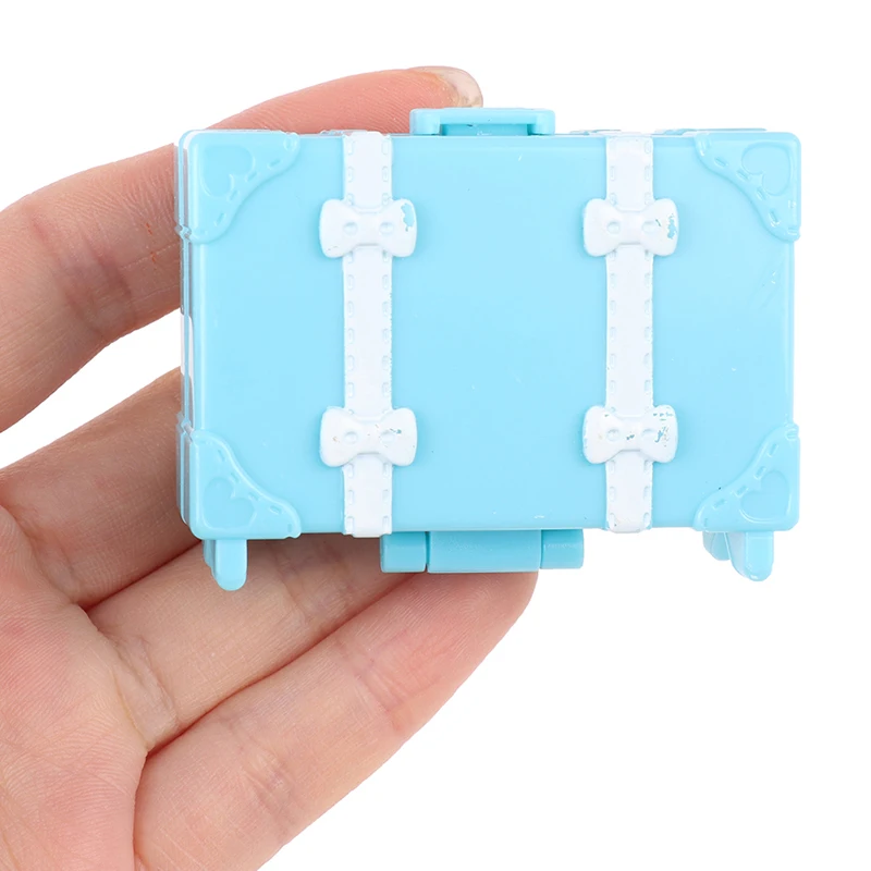 

1 шт. кавайная миниатюрная тележка для накладных кукол, упаковочный чехол для костюма, чехол, коробка для упаковки чемодана, коробка для хран...