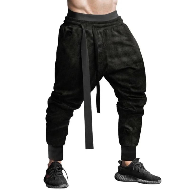 

Trendy loose and brand workwear pants, spring autumn casual Tube Men's cropped