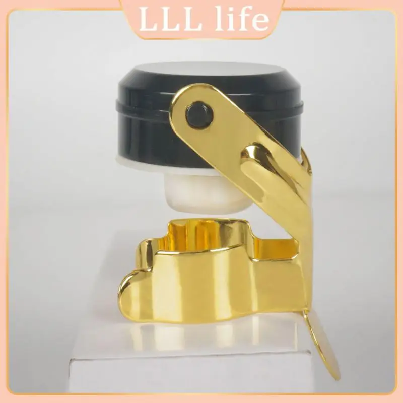 

Wine Bottle Stopper Stainless Steel Reusable Leakproof Silicone Beverage Bottle Sealer Wine Fresh Saver