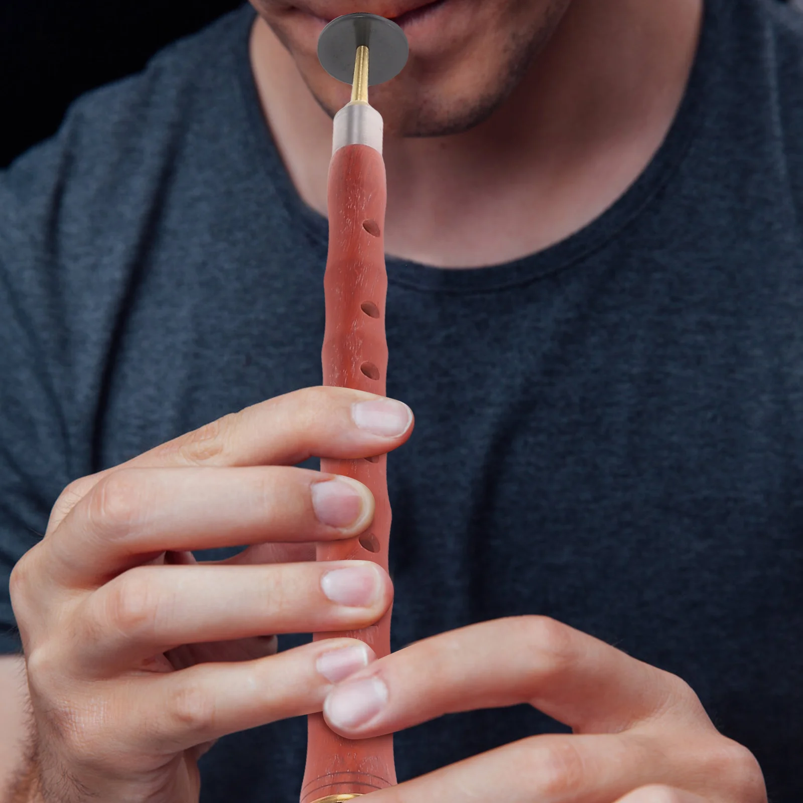 

D Adjustment Suona Horn Premium Ethnic Wind Instrument Beginners Music Rosewood Chinese Practical Rosewood-made Professional