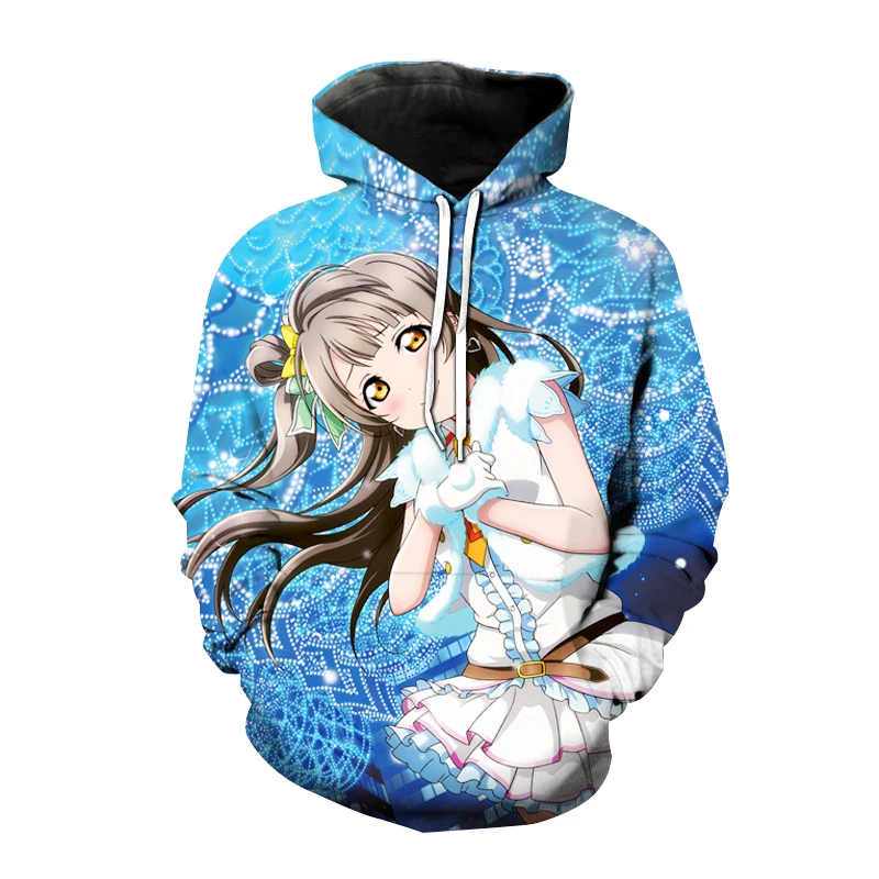 

Anime Love Live 3D Printed Hoodies Kawaii Sexy Girl Sweatshirt Men Women Fashion Pullover Harajuku Oversized Hoodie Coats Unisex