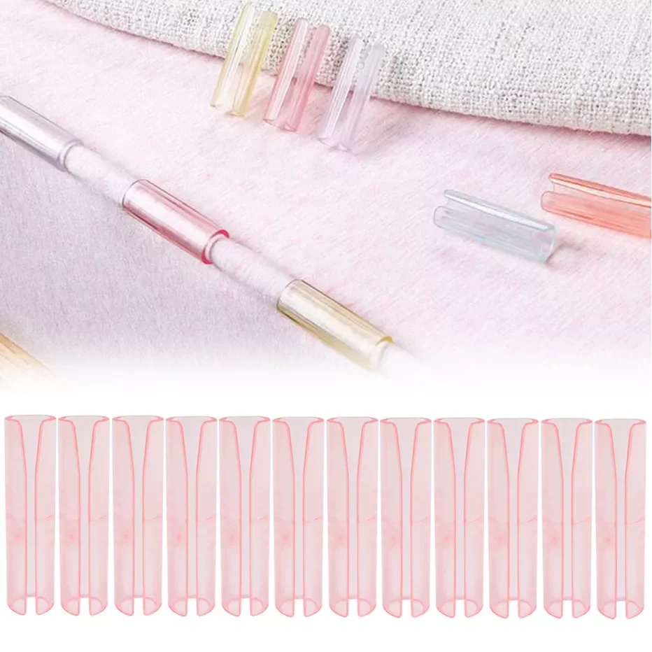 

12PCS Transperant Bed Sheet Clips Blanket Straw Mat Bad Fastener Mattress Non-slip Gripper Snacks Sealing Clip