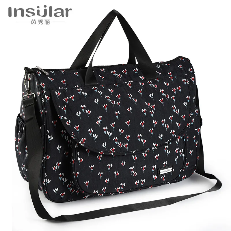 

Multifunctional Waterproof Mommy Bag Shoulder Messenger Portable Mother and Baby Bag Go Out Bag Mother Bag