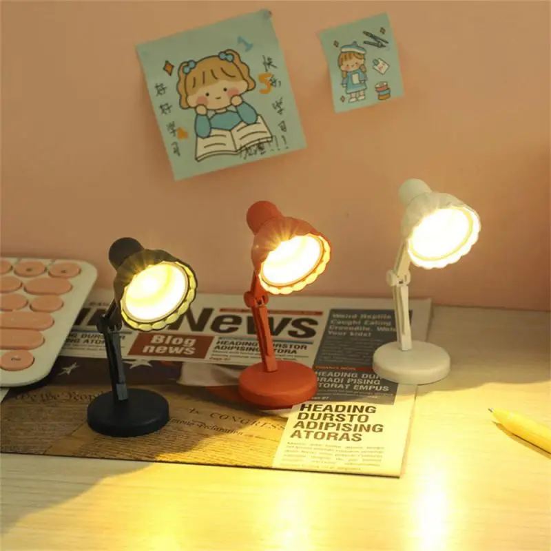 

Mini Night Light Table Lamp Reading Book Lamps Computer Mobile Power Charging Small Book Lamps LED Eye Protection Reading Ligh
