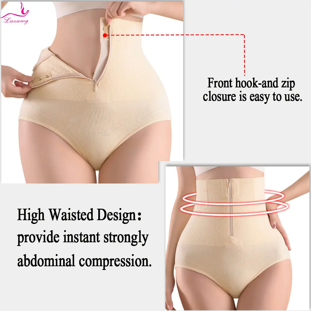 LAZAWG Shapewear for Women Waist Trainer Tummy Control Panties Seamless Shorts high Waist Slimming Underwear SexyBody Shaper