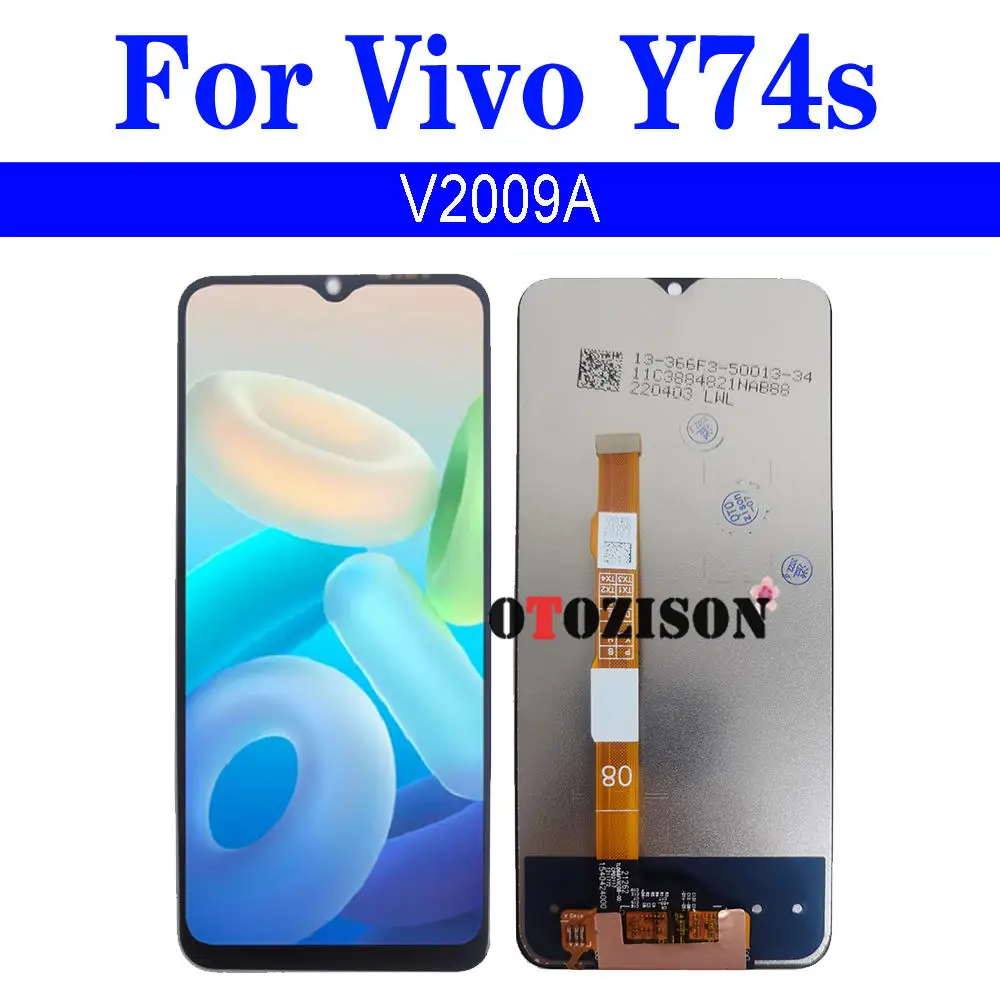 ЖК-экран 6 58 дюйма Y74s для Vivo V2009A сенсорный экран с дигитайзером в сборе запасные