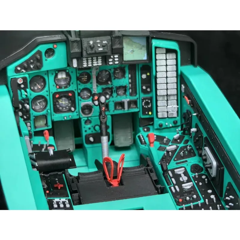 Фото Комплект для переоборудования кабины FPV-джета Freewing 80mm MiG-29 Fulcrum RC EDF с реалистичной имитацией интерьера, деталь для радиоуправляемых самолетов №5