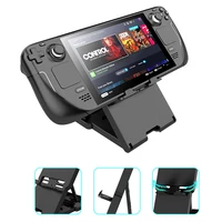 adjustable angle bracket for steam deck game console base portable stable non slip stand with cooling holes mobile phone holder
