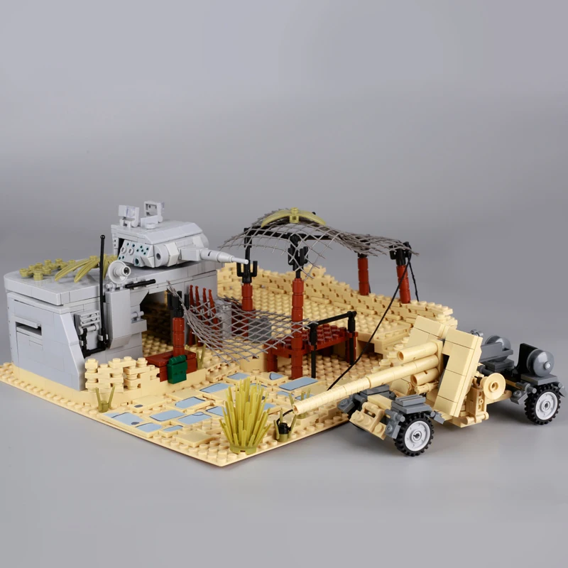 WW2 Североафриканская военная немецкая танковая тигровая фигурка солдата