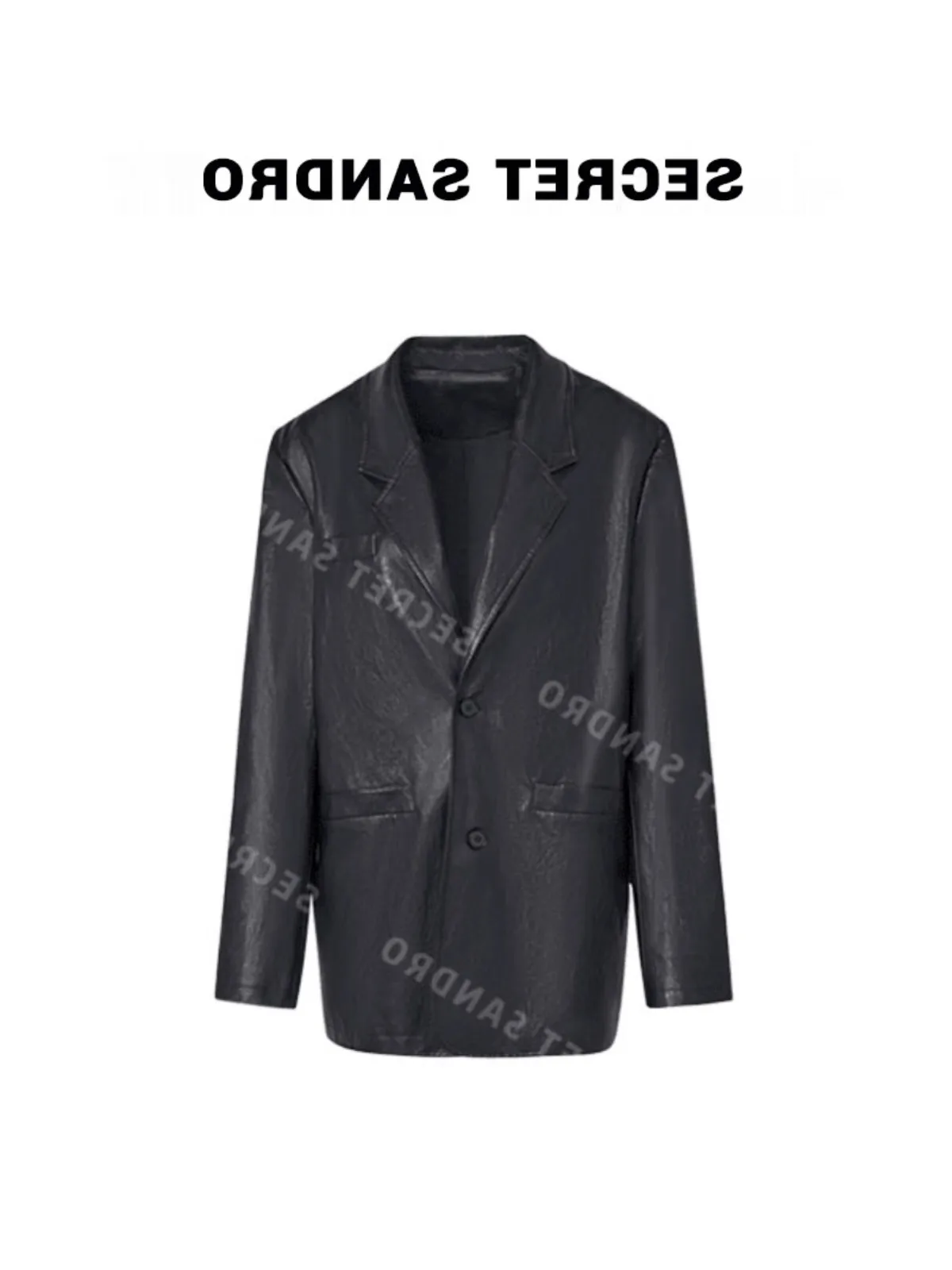 Oajer Oujier Flagship Women's Clothing Store Ou Same Design PU Leather Coat Outerwear Women Autumn Idle Sle Top