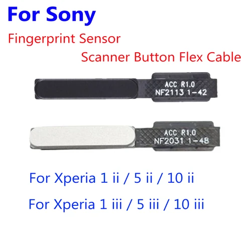 Оригинальный сенсорный сканер отпечатков пальцев кнопка гибкий кабель для Sony Xperia 1 II/5 II/10 II/1 III/5 III сенсорный Сменный датчик