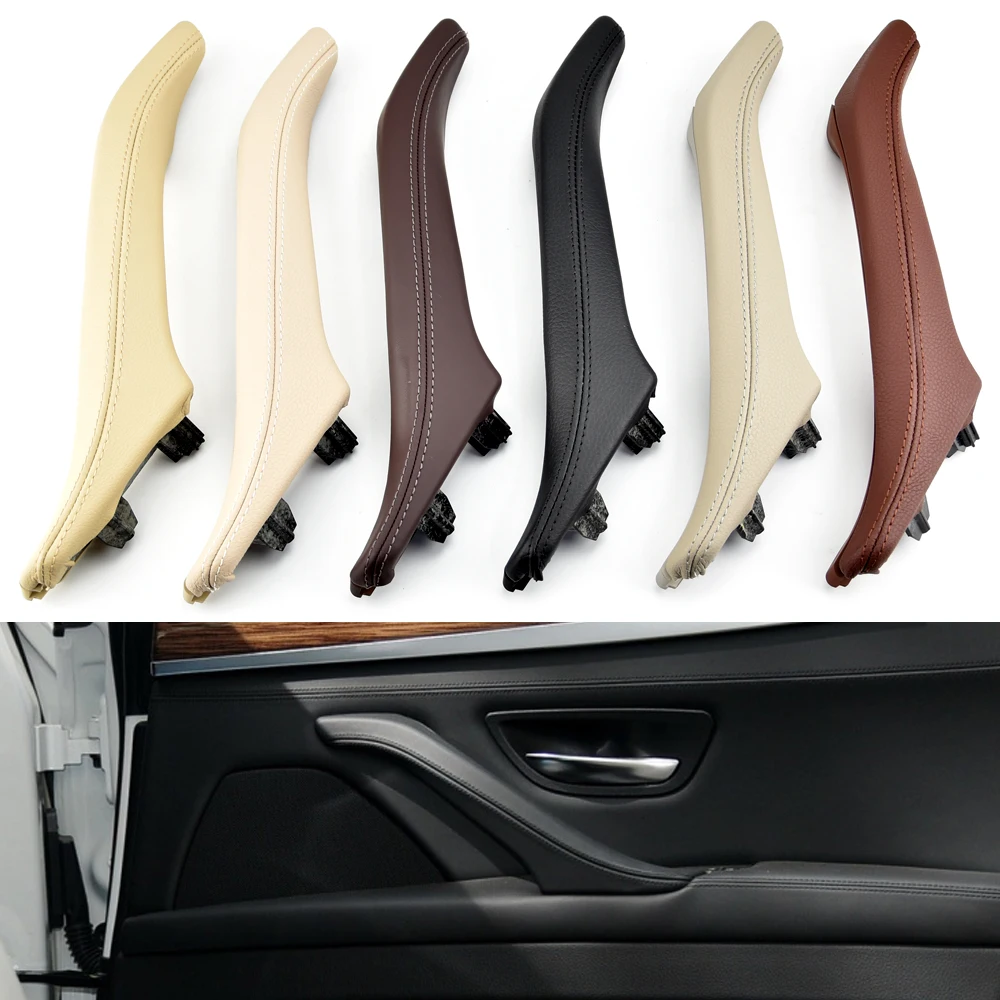 

LHD RHD Interior Passenger Door Leather Pull Handle Assembly for BMW 5 Series F10 F11 F18 520i 523i 525i 528i 535i