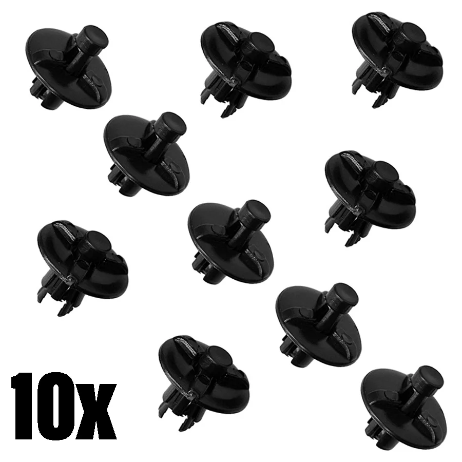 

Wooeight 10x Engine Cover Nylon Push-Type Retainer Clips Front Inner Structure Clip 53259-0E010 Fit for Lexus IS250 IS350 RX330