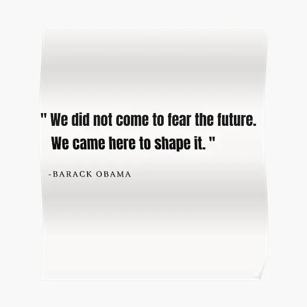 Барак Обама вдохновляющая Цитата плакат картина Современная винтажная роспись