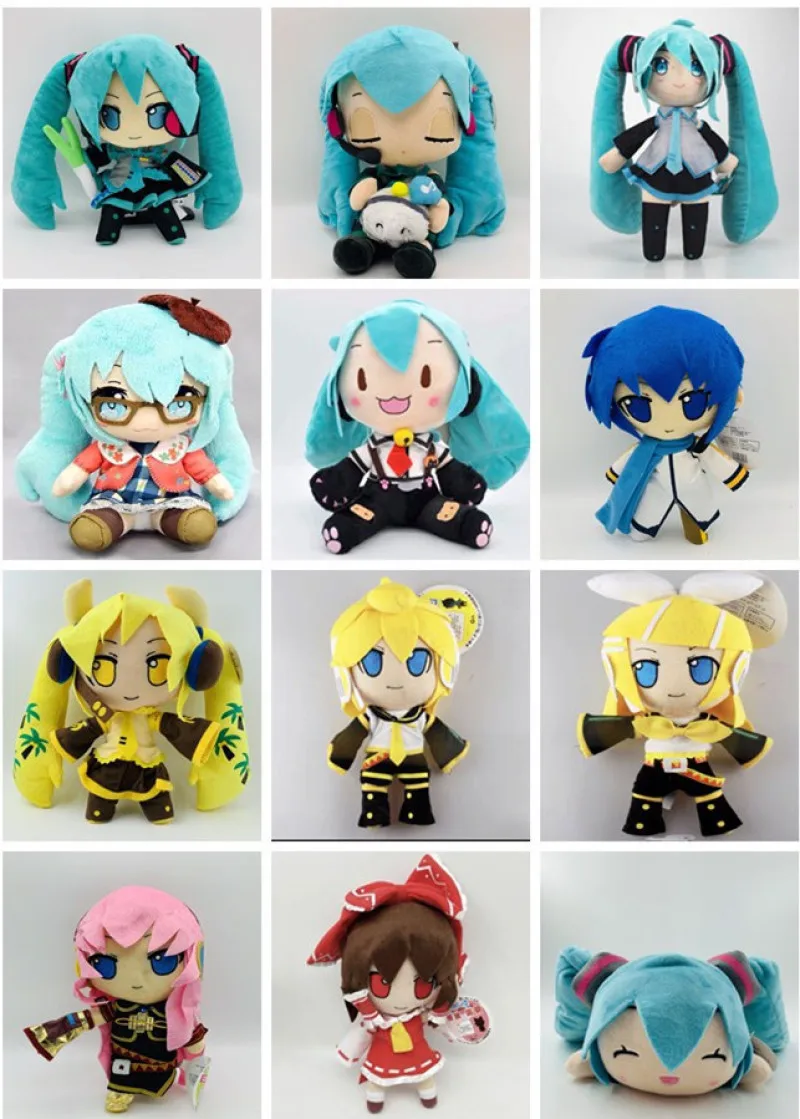

Kawaii Miku Anime Plush Doll Cartoon Pillow Plush Toy Baby Doll Room Decoration Ornaments Children Birthday Gift