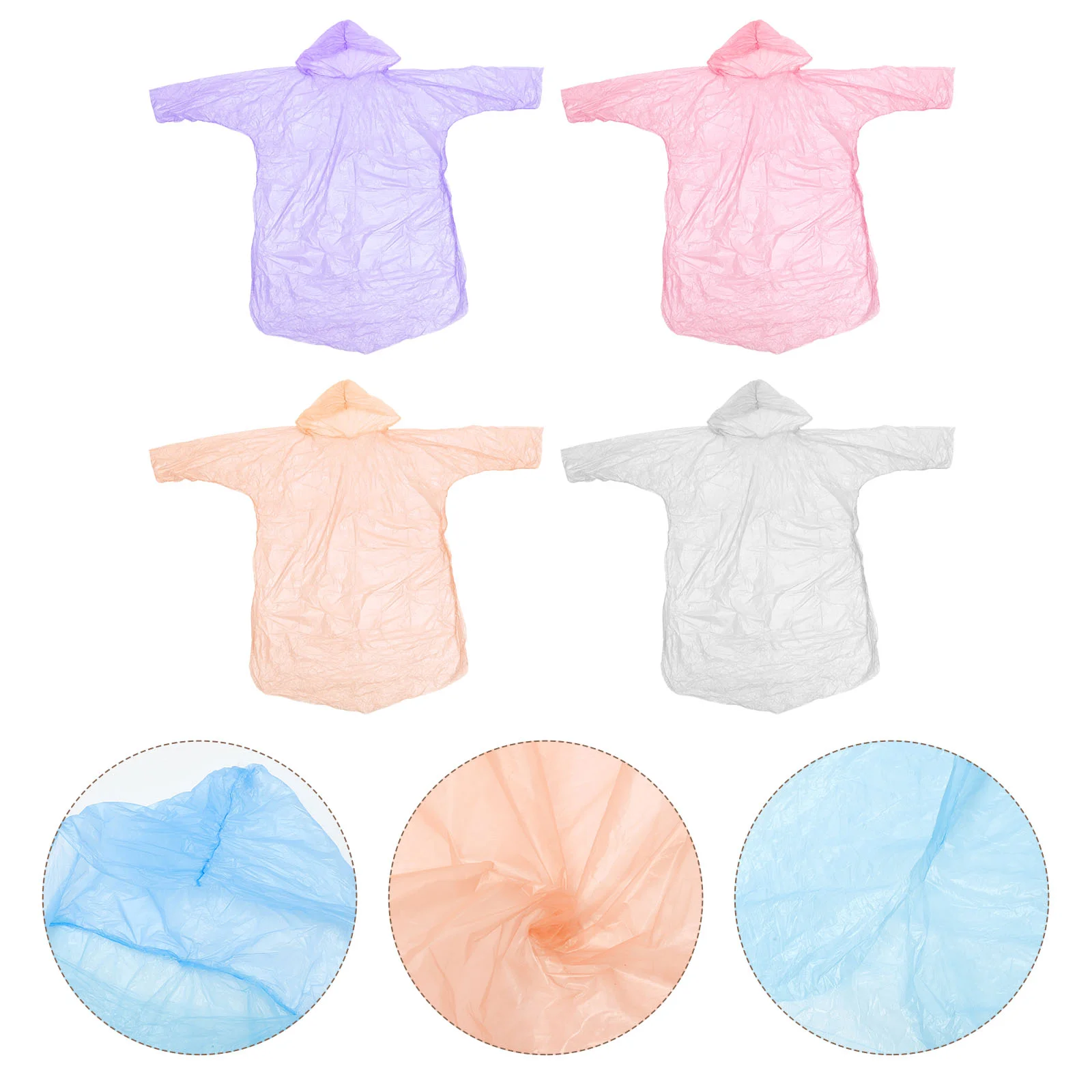 

Raincoat Rain Poncho Plastichiking Adult Travel Gear Bike Clear Coat Ponchos Cycling Hoodoutdoor