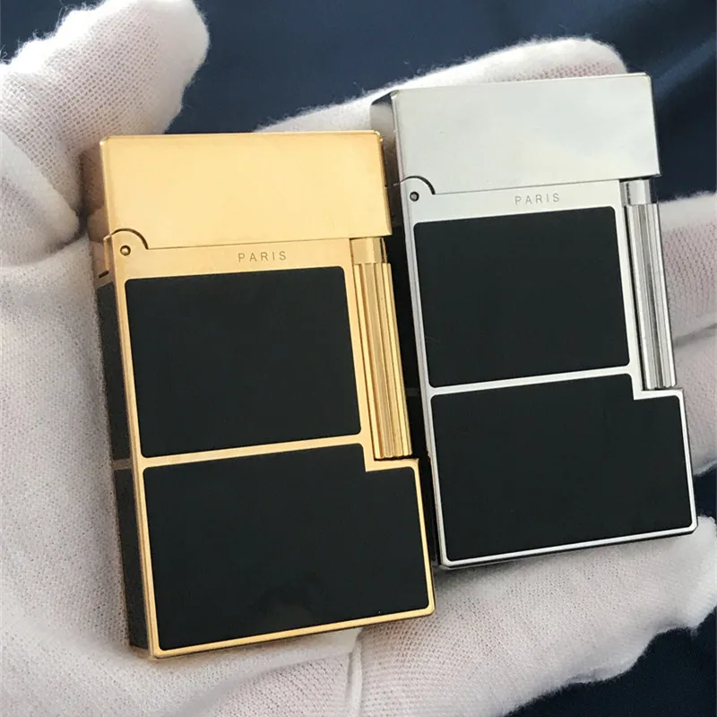 

New cigarette classic Dupont lighter different models good sound pure copper smoking with stones/adapter/flint wheel ST-A107