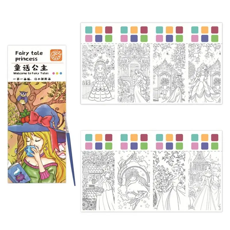 

Watercolor Painting Book For Kids Drawing Doodle Coloring Book DIY Painting Art And Craft Doodle Water Sketch Book Preschool