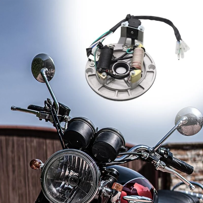 Фото XA6H Repalce Pit/Dirt Bike 70CC 90CC 110CC 125CC Катушка зажигания Магнето Статорная пластина №3