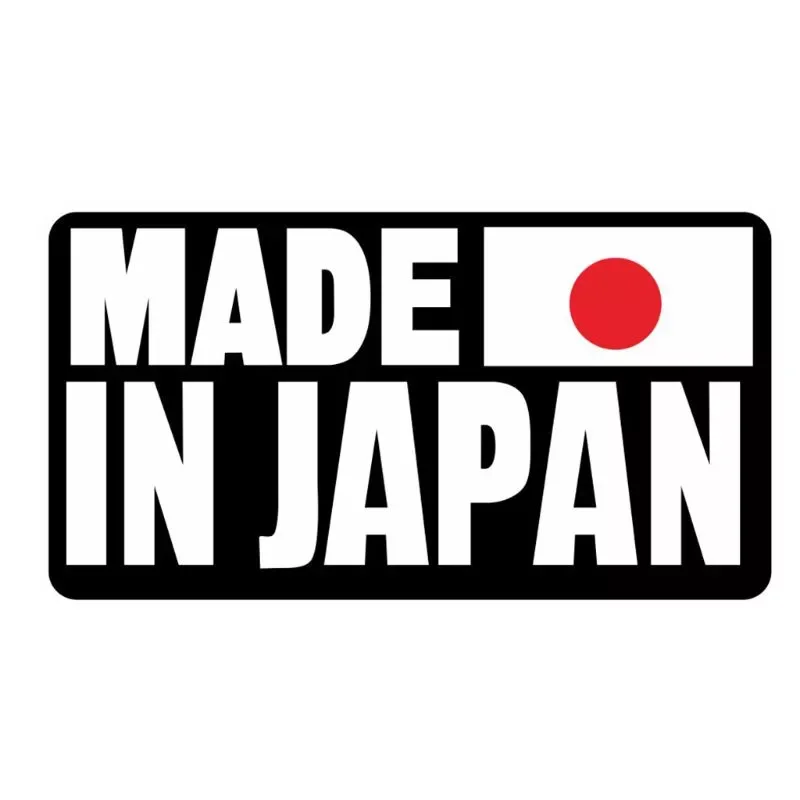 

Creative Cartoon Fun Made In Japan Text Reflective Car Sticker Decal D0UC