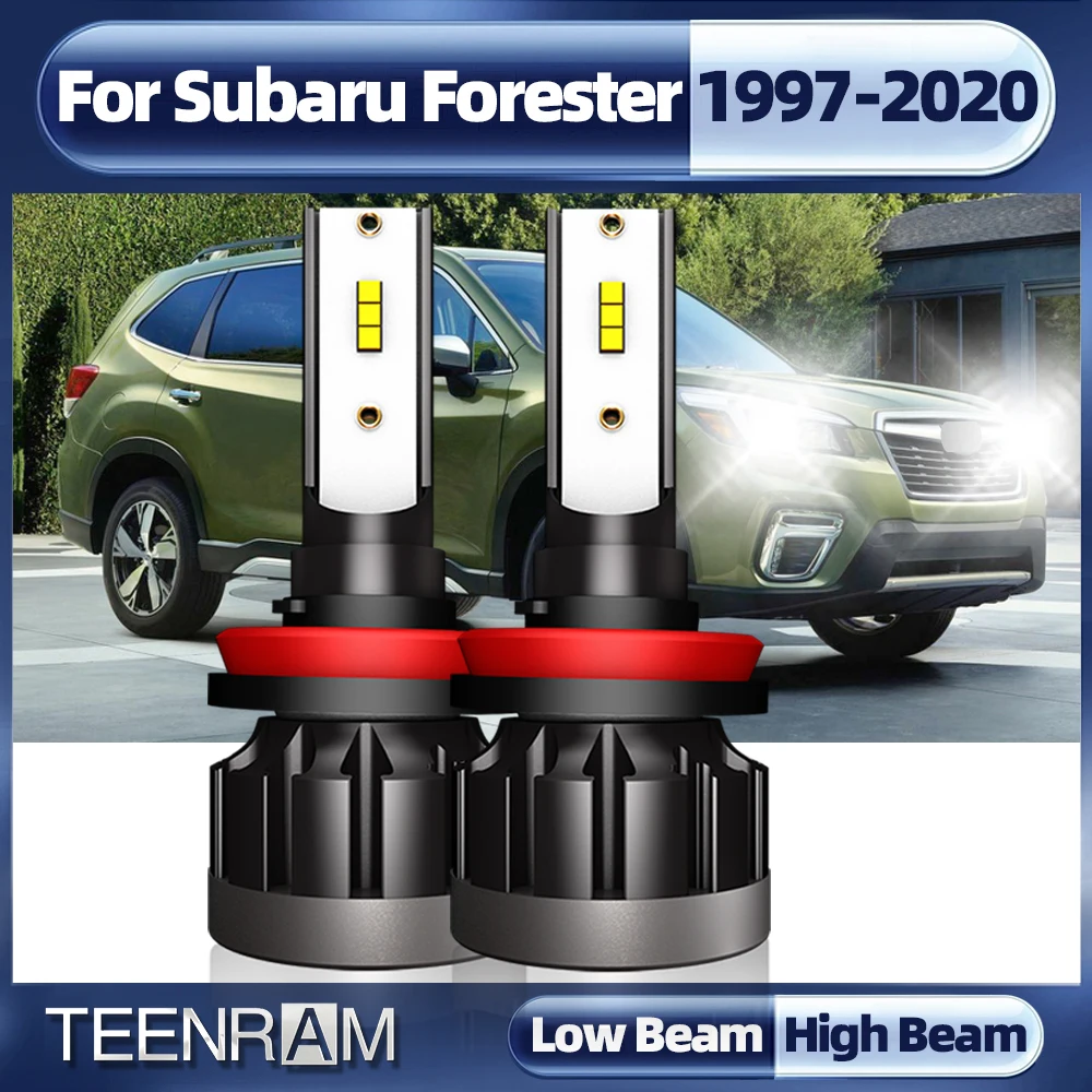 

12000LM 90W Turbo LED Canbus H11 9005 HB3 LED Headlamps Bulb Car Headlight Auto Light 6000K 12V For Subaru Forester 1997-2020
