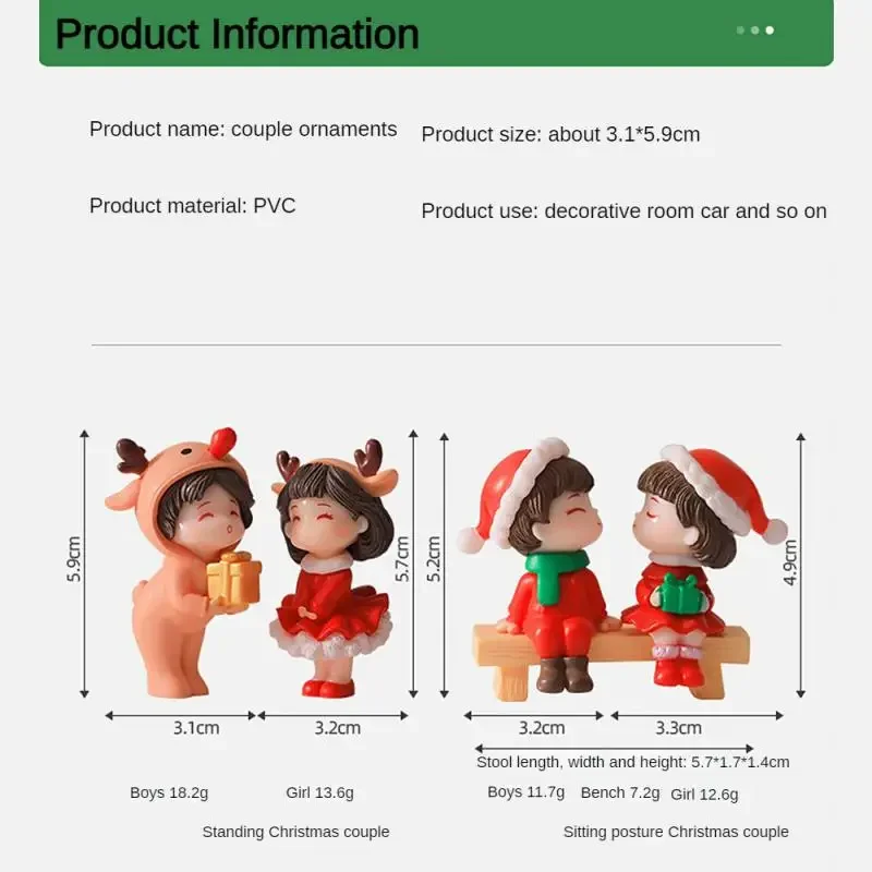 1 ~ 5 шт. рождественские деревенские украшения из смолы фигурки Санта-Клауса