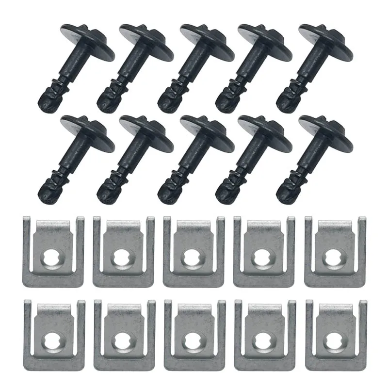 

Крышка брызговика двигателя, гайка, зажим для скорости, крепеж для BMW VW Audi Skoda SEAT 51718212148 8K0805922A, аксессуары