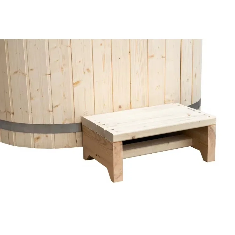 Новый дизайн деревянная уличная холодная ванна с низким вырезом