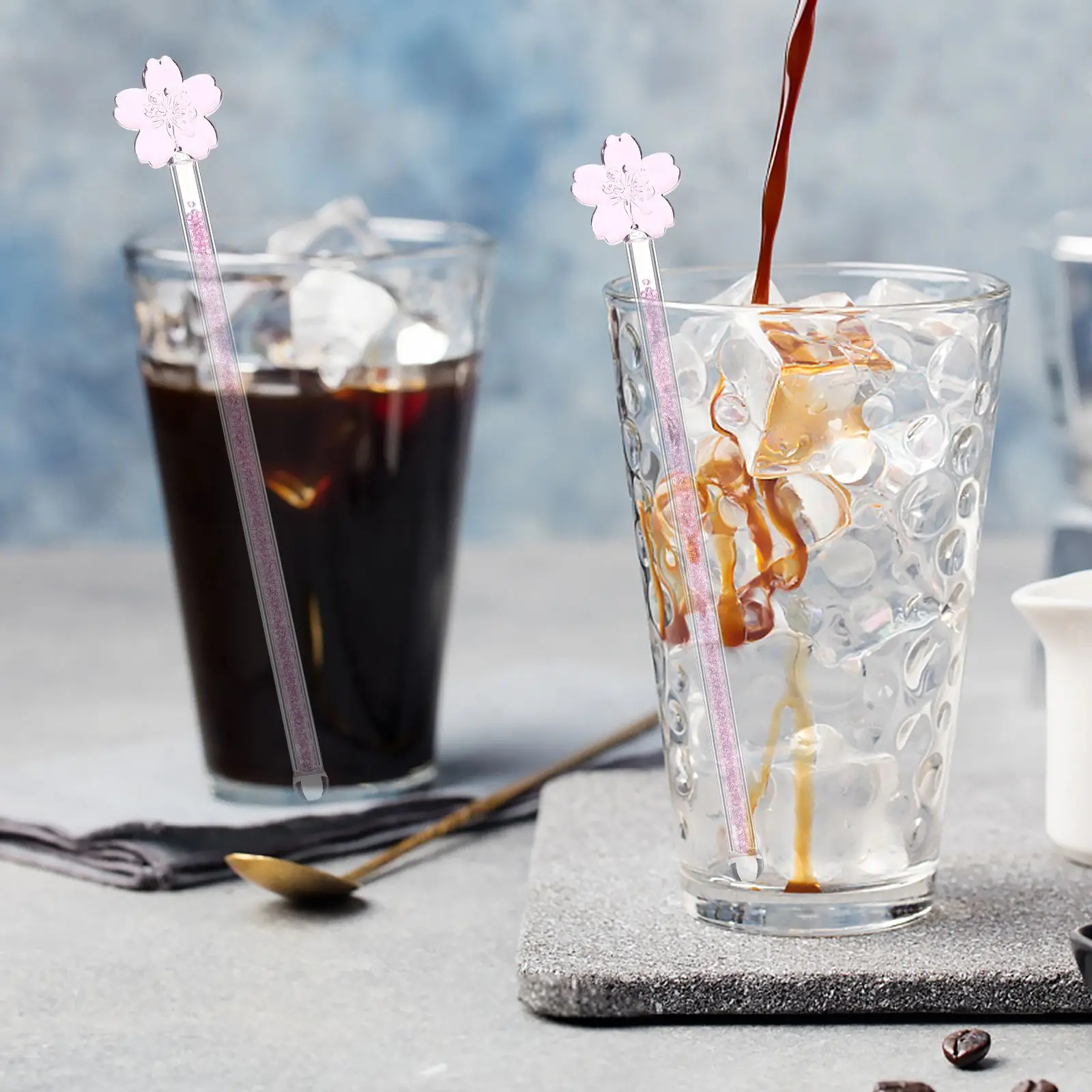 Стеклянный молочный мудлер для напитков Мешалка Для нагревания палочка