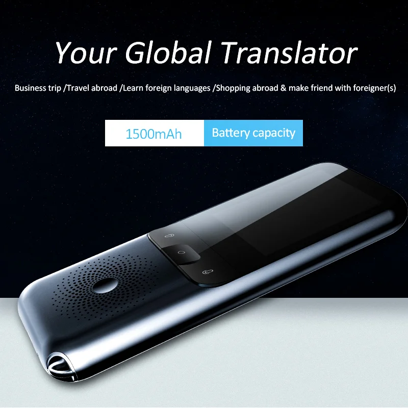 Xiaomi 138 languages t11 portable smart voice translator real time multi-language interactive speech offline business travel enlarge