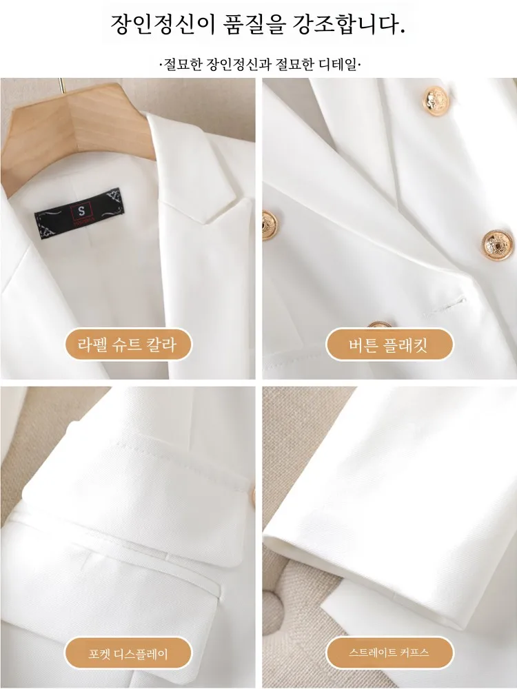 Black Suit Set Women Autumn and Winter High-Grade Temperament High end Manager Business Wear Overalls Outerwear