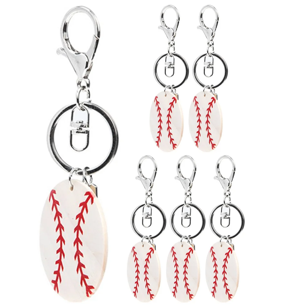 

6 шт., брелок для ключей в виде футбольного мяча