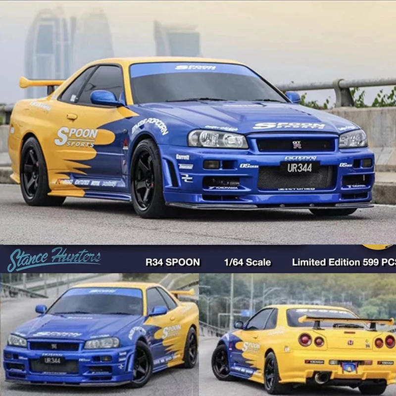 

Автомобиль из сплава, литье под давлением, модель автомобиля Niss Skyline GT-R R34