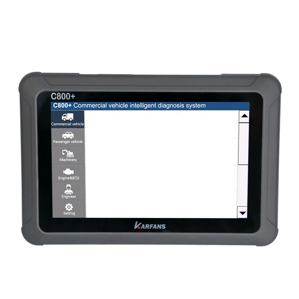 

Heavy Duty Truck Diagnostic Tool CAR FANS C800+Gasoline Vehiclefor Commercial Vehicle,Passenger Car, Machinery