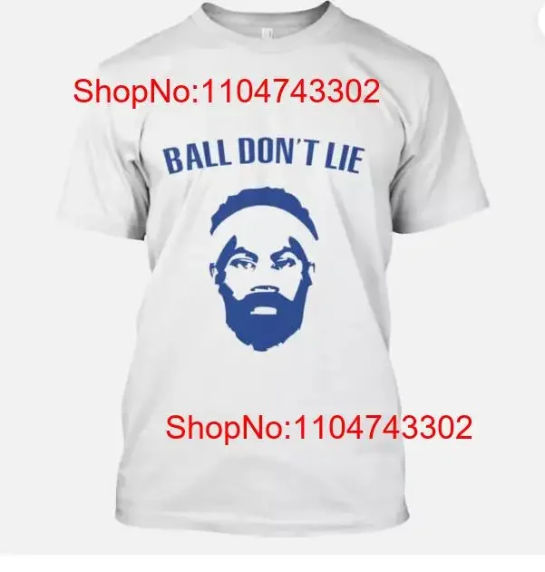 Фото Футболка Rasheed Wallace Ball Dont Lie с круглым вырезом, подарок на день отца, винтажный стираный топ для повседневной носки, повседневная эластичная футболка унисекс №1