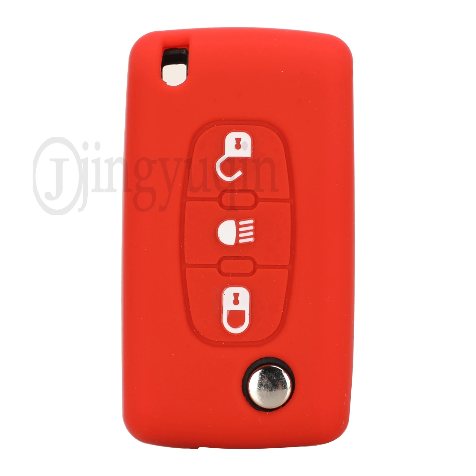 

Силиконовый 3-кнопочный силиконовый чехол для дистанционного ключа автомобиля, брелок для Citroen C4 C5 C6 C4 Picasso 2008-2011, защитный держатель