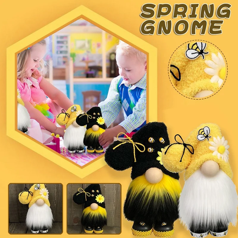 Безликая кукла Шмеля Бджола в полоску Гном Скандинавский Tomte Nisse Шведская медовая