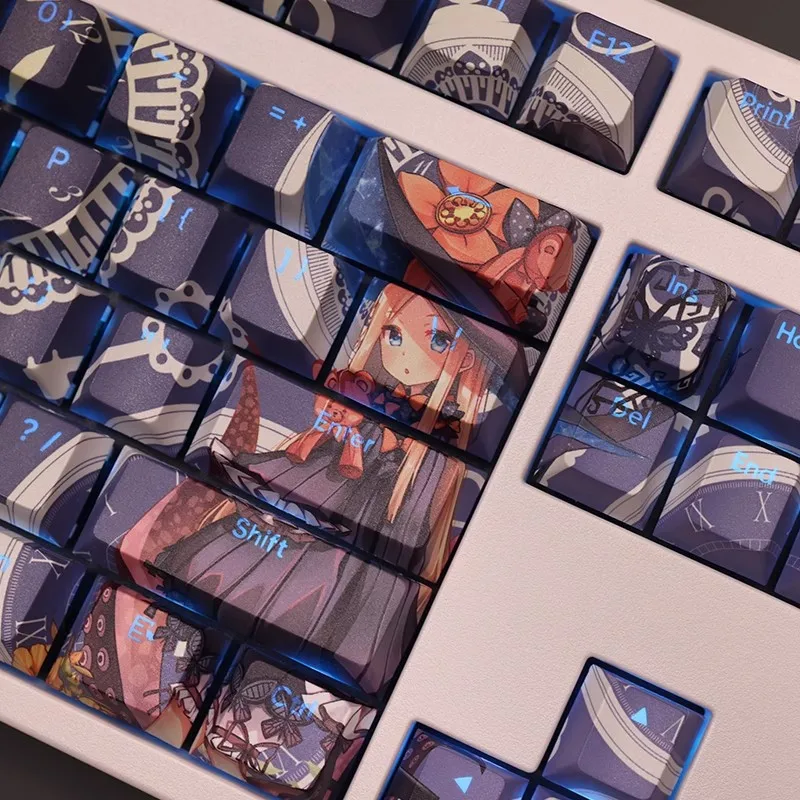 Колпачки для клавиш с подсветкой Abigail 108 клавиш/комплект клавиатуры ANSI 61 87 104