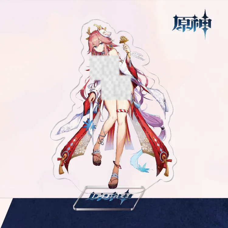 2024 аниме Genshin Impact Barbara Eula Yae Miko Ganyu Shenhe сексуальная серия акриловая