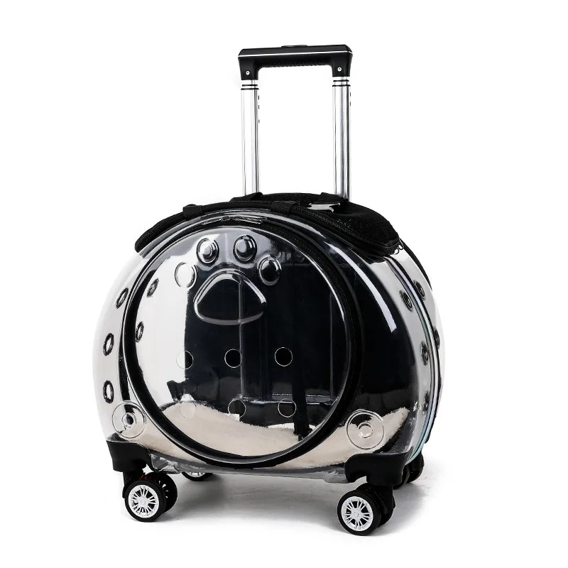 

Portable Transparent Cat Bag Trolley Case Multifunctional Pet Backpack Pet Aviation Bubble Box Dog Bag Pet Accessories Dogs