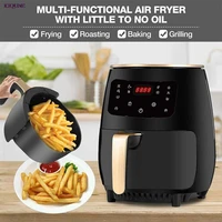1400w 4 5l smart air fryer without oil 360%c2%b0 baking oil fryer timer temperature control electric home kitchen cooking airfryer