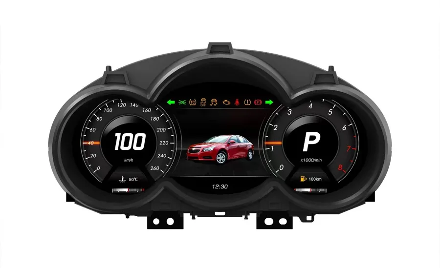 

Новый ЖК-цифровой виртуальный прибор для кабины с Carplay для Chevrolet Cruze Lacetti Classic Lacett 2009-2014, кластер приборной панели