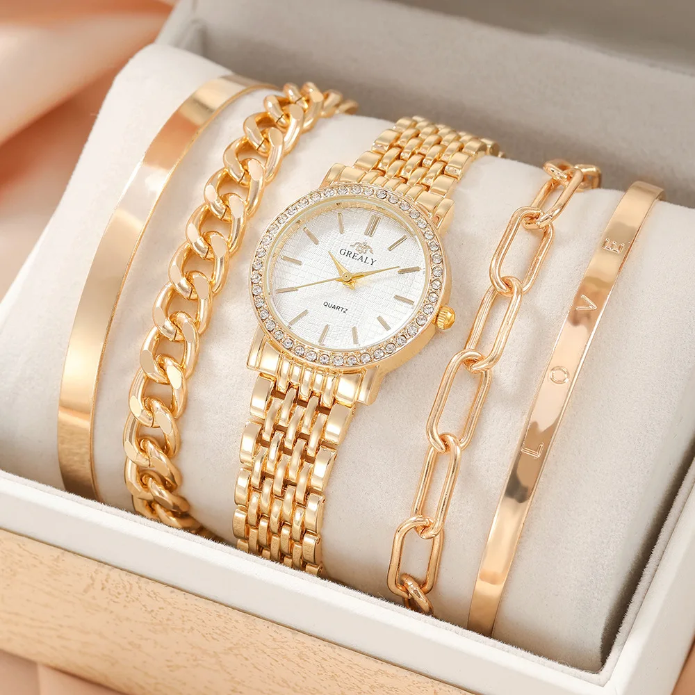Luxury Fashion Watches for Women New Bracelet Quartz Watches Rhinestone Wrist Watch reloj mujer elegante