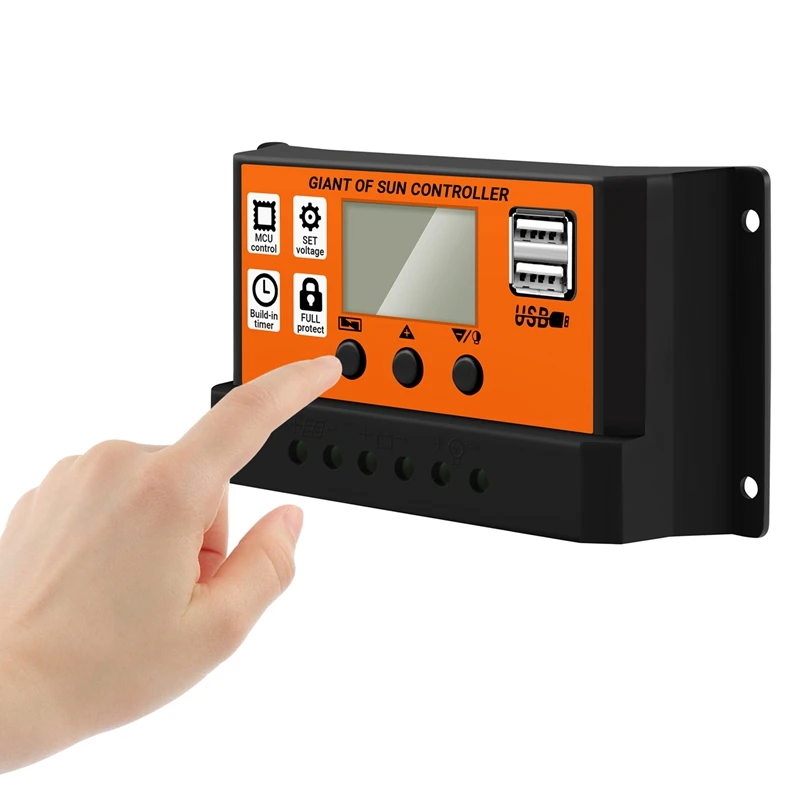 12 В 24 автоматический контроллер заряда солнечной батареи MPPT регулятор панели