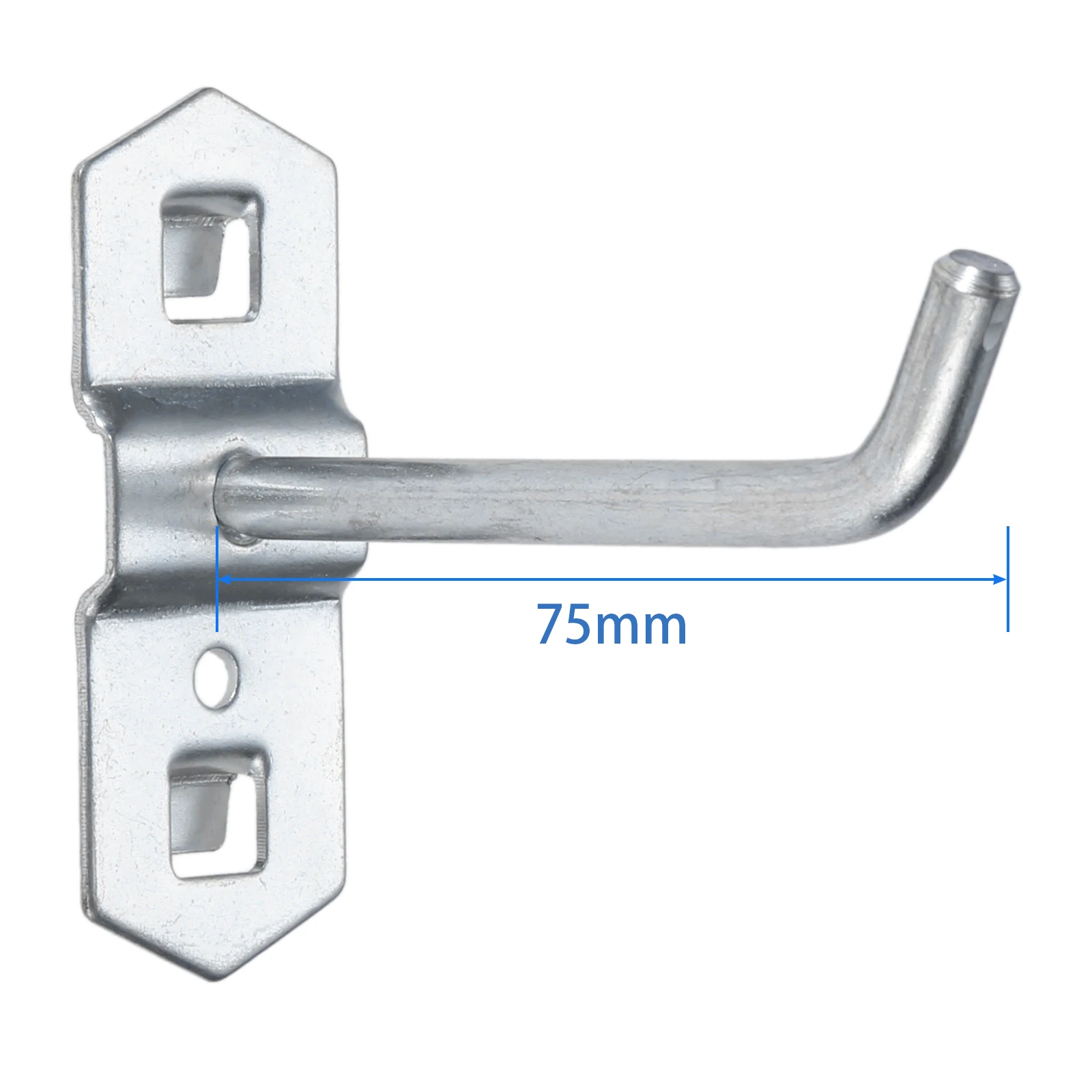 

Стальной настенный крючок, вешалка для доски с отверстиями, стеллаж для хранения инструментов, органайзер для гаража/сада/кухни, молоток/плоскогубцы/катушка/пила/ключ/кленты