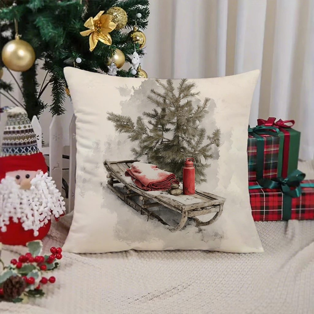 

Рождественские наволочки из полиэстера 40x40 см