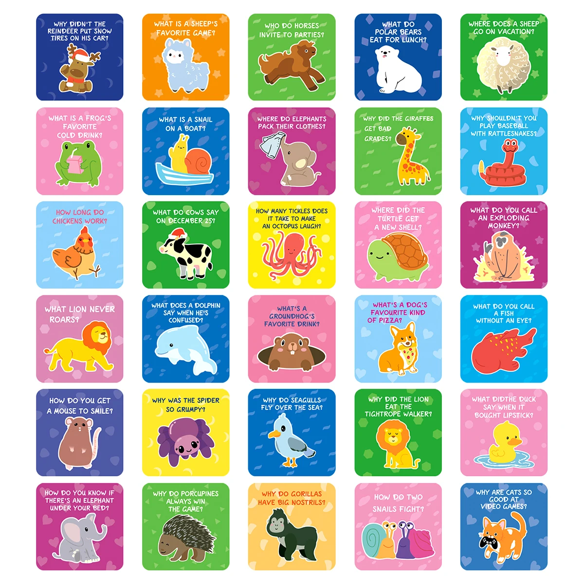 

Шуточные открытки 60 шт